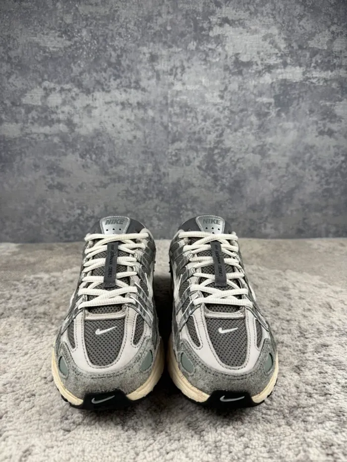 Nike P-6000 Running Flat Pewter - Grey & Green & Beige - photo numéro 2