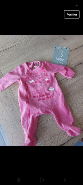 Pyjama 3 mois