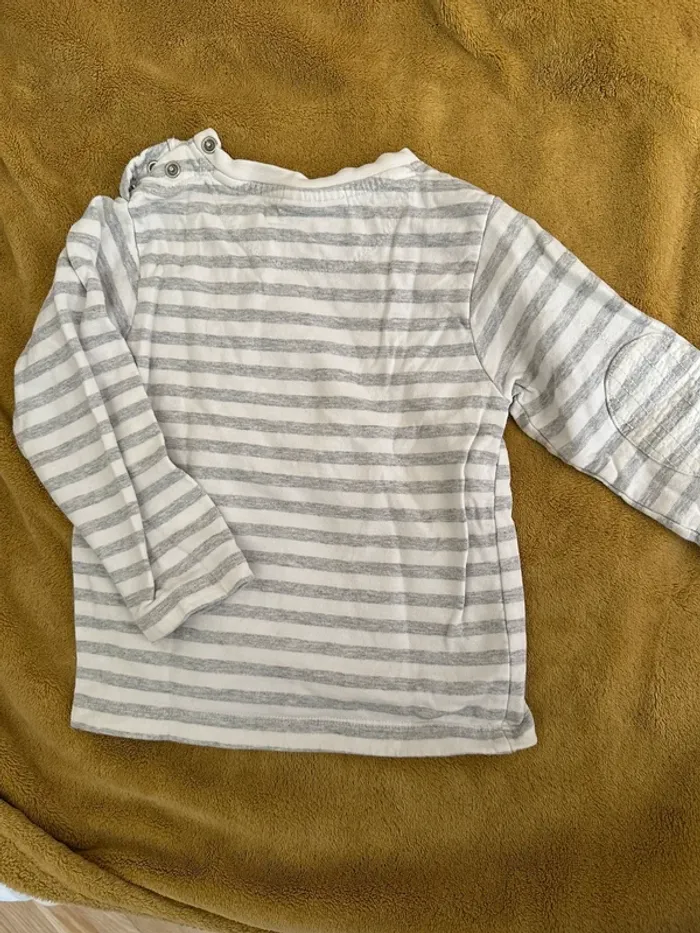 Teeshirt épais manches longues 2 ans du pareil au même - photo numéro 4
