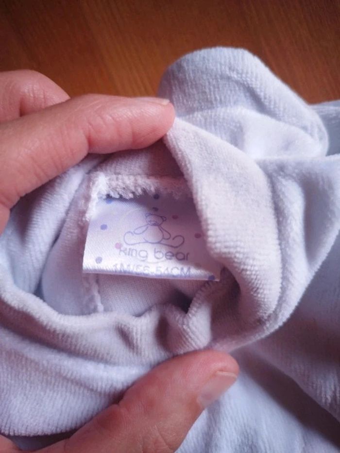 Pyjama blanc j'aime maman taille 1 mois - photo numéro 3