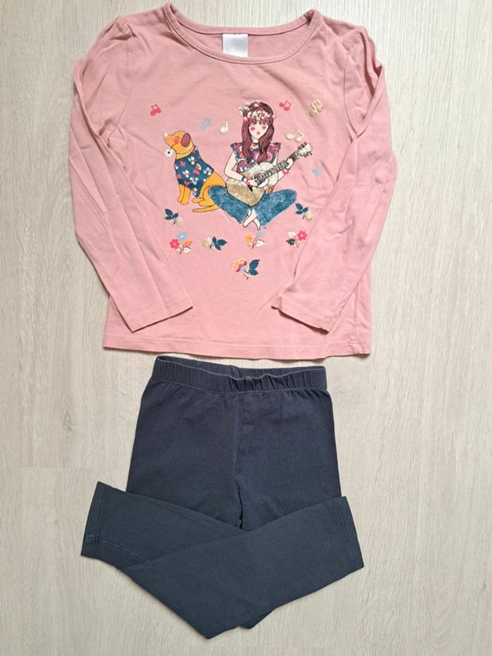 Ensemble legging+haut manche longue