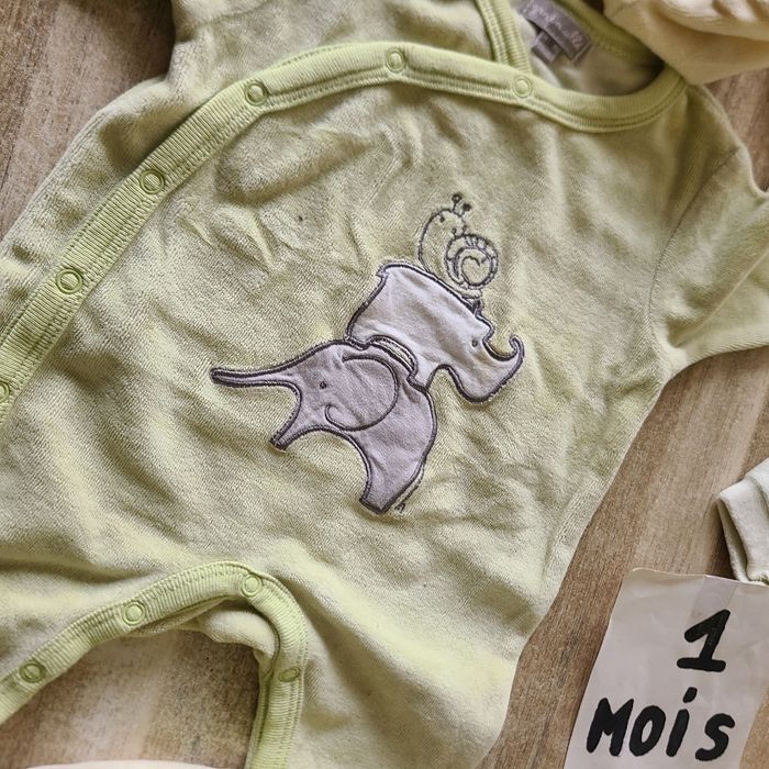 Lot de pyjamas bébé 1mois mixte - photo numéro 6