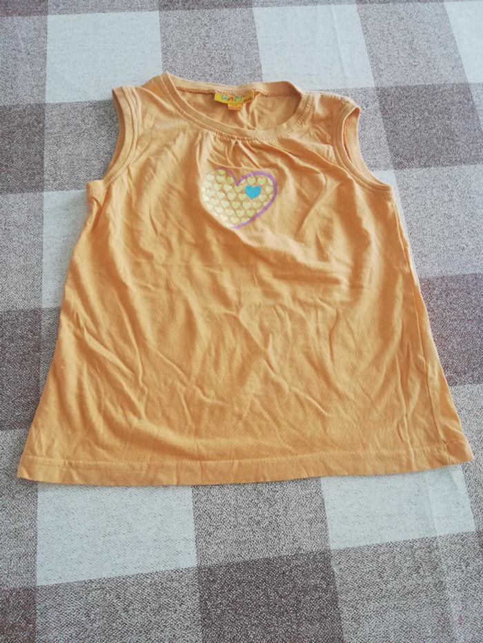 Débardeur orange wapi kids 6 ans