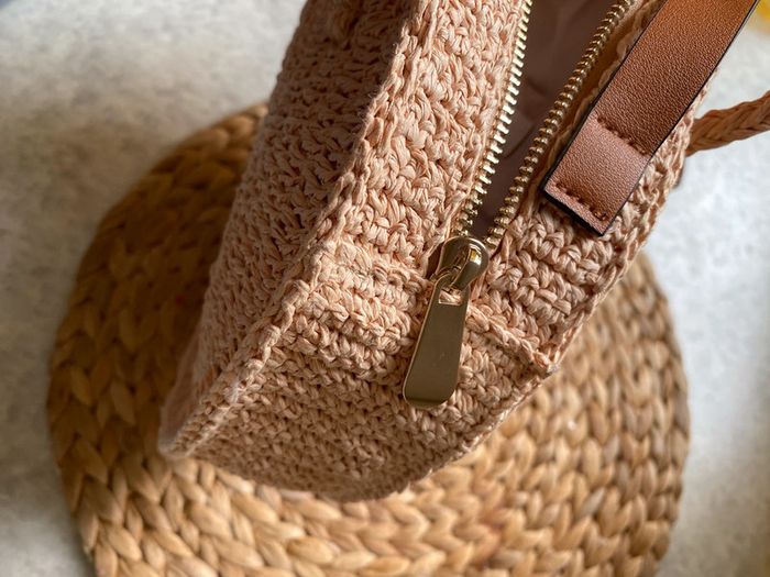 Sac paille rond bandoulière H&M - photo numéro 3