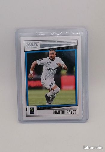Carte Panini score Ligue 1 2022-23 Dimitri Payet n°94.