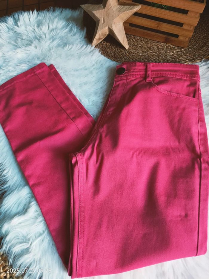 Pantalon rose tissaia 36 - photo numéro 2