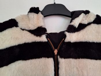 Manteau réversible à fourrure Junior Gaultier