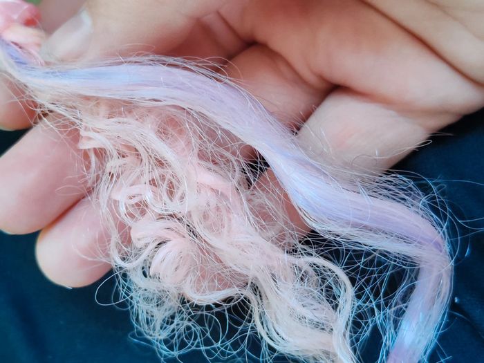 Pince barrette pour poupée boucleline vintage - rose - photo numéro 7