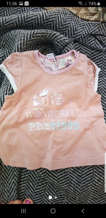 T shirt 6 9 mois