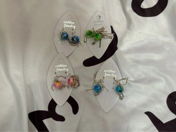 Lot de 4 paires de boucles d’oreilles femme