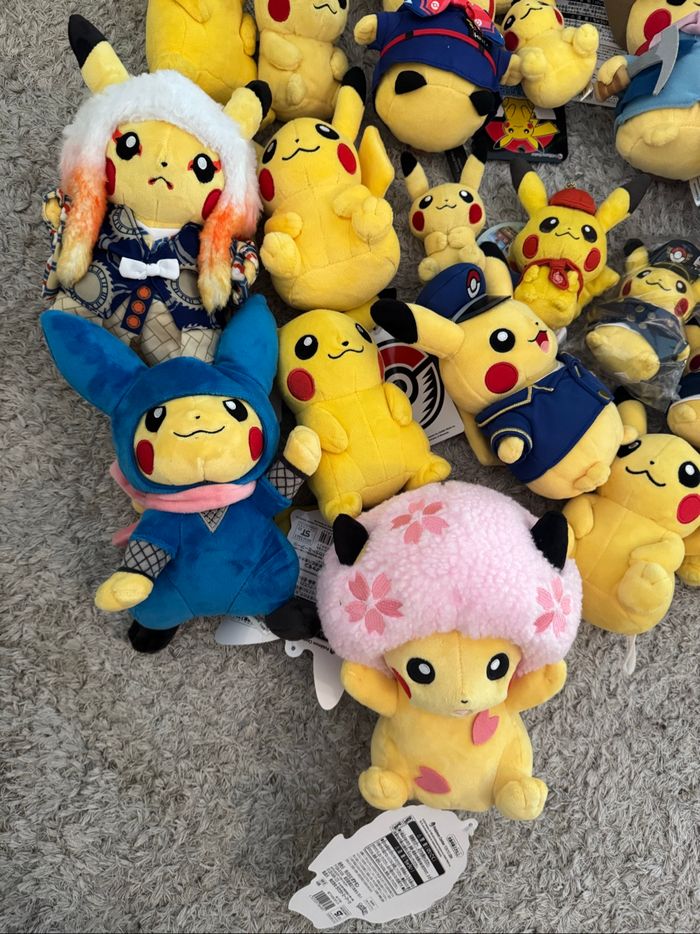 Peluche Pikachu rare Officiel Japon - photo numéro 2