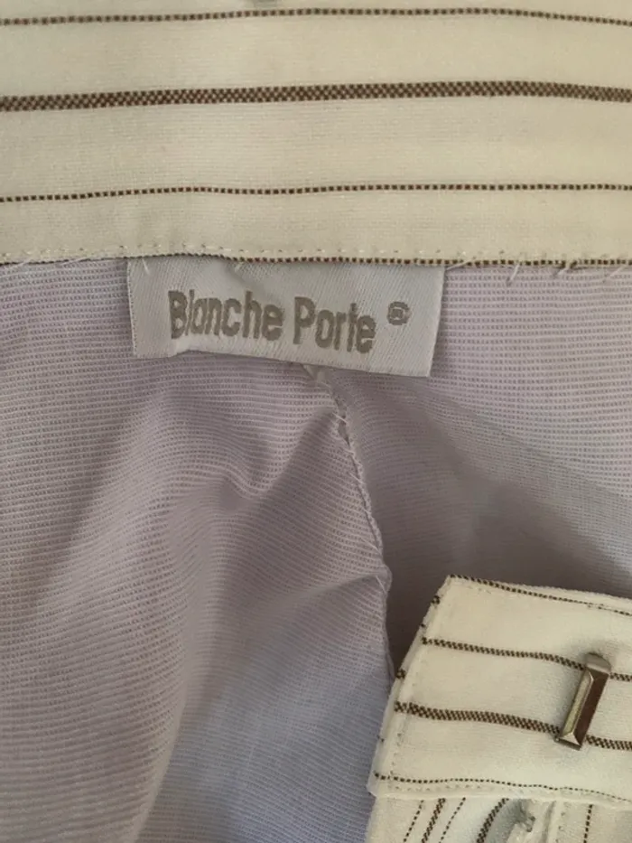 Tailleur vintage blanche porte pantalon +blazer made in 🇫🇷 - photo numéro 10