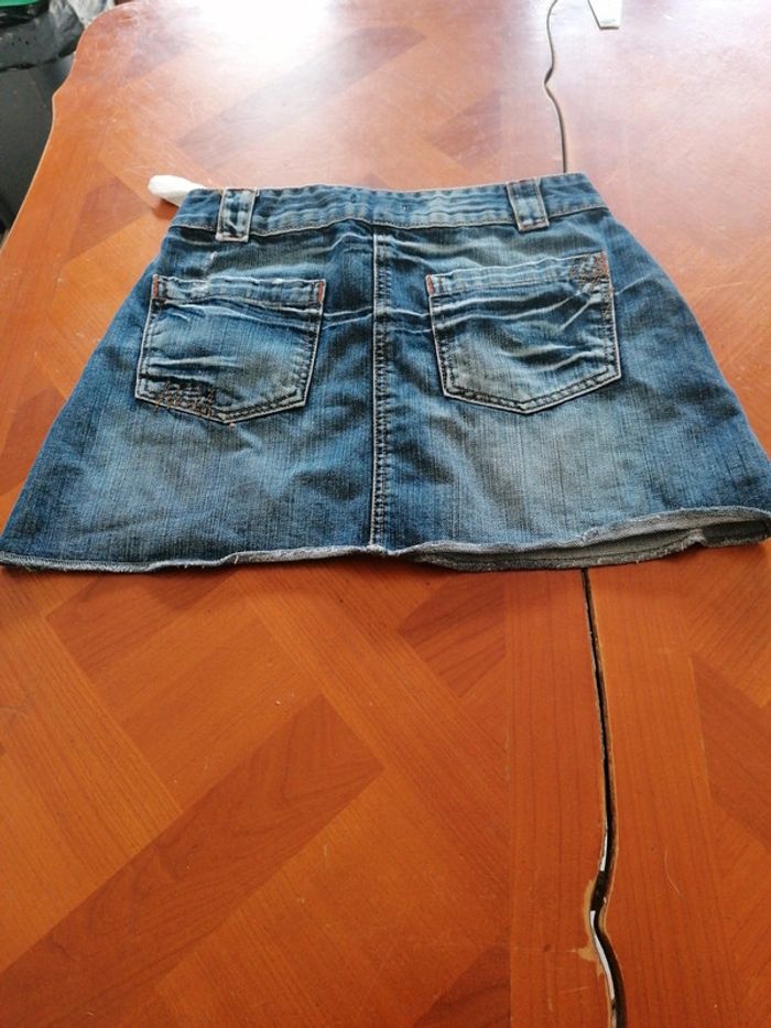 Lot 2 jupes en jeans femme taille S - photo numéro 6