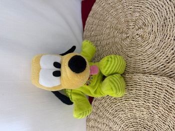 DOUDOU PELUCHE PLUTO LE CHIEN VERT DISNEY NICOTOY pyjama capuche 