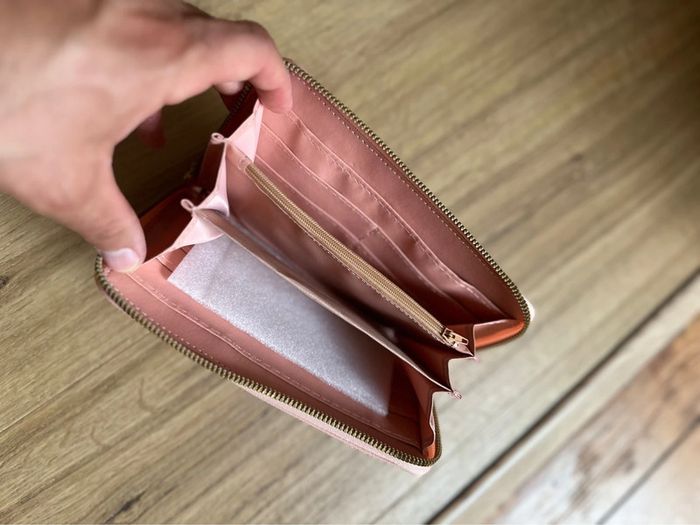 Porte feuille rose - photo numéro 2