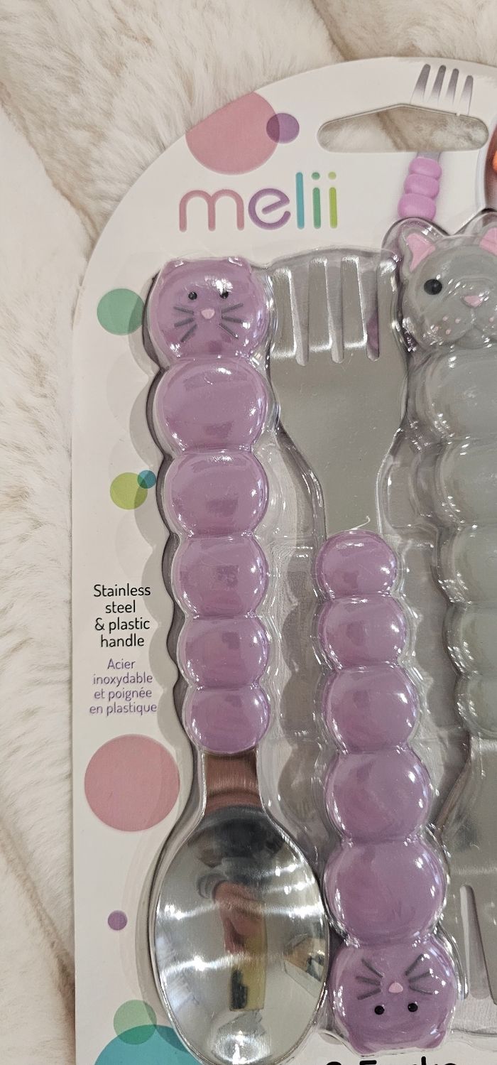 Lot de 4 couverts animalier Melii Neufs - photo numéro 2