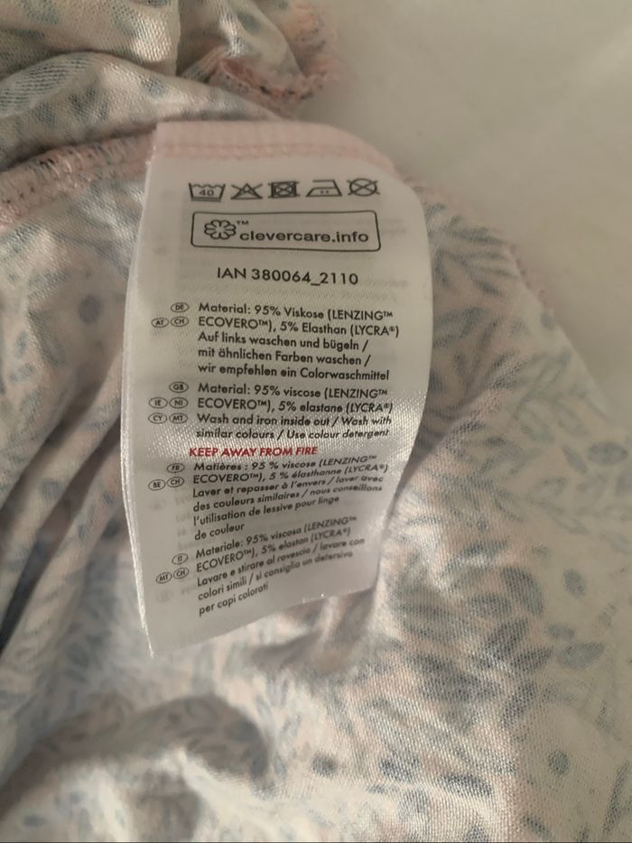 Combishort Esmara taille 46-48 fleuri manches courtes - photo numéro 10