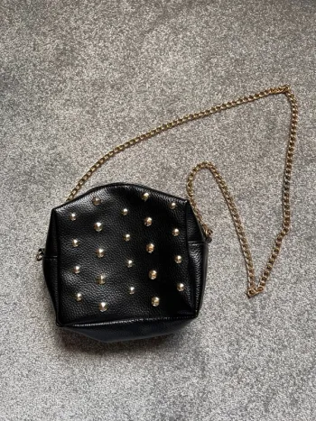 Sac doré et noir