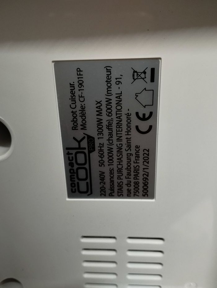 Robot cuiseur compact cook - photo numéro 2