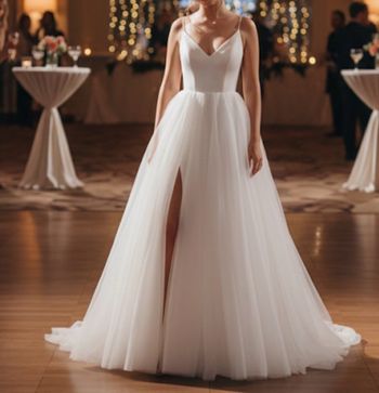 Robe de mariée pailletée