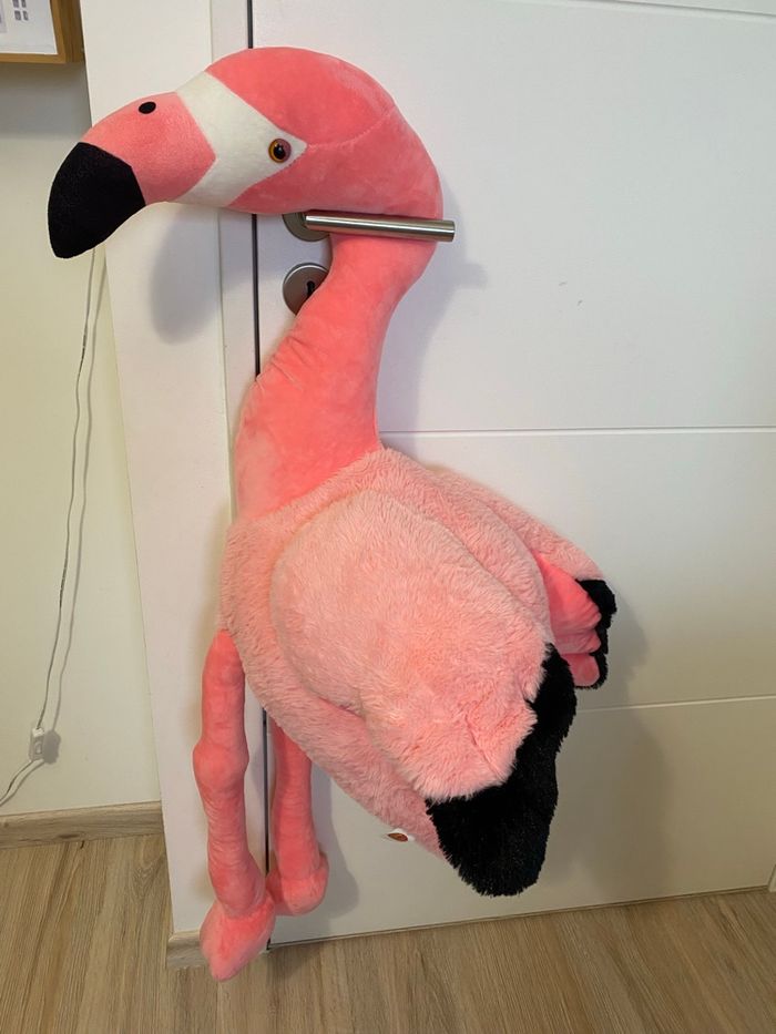 Peluche flamant rose - photo numéro 2