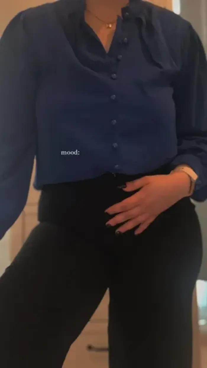 Chemisier bleu