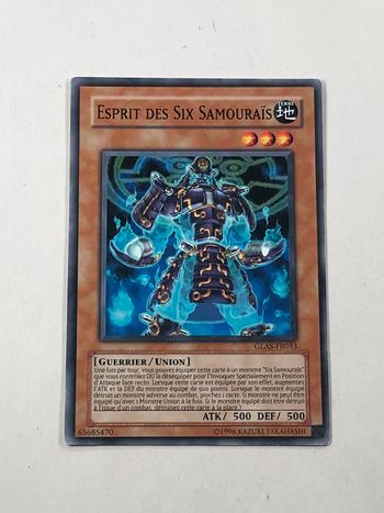 Esprit des six samuraï edition 1 yugioh