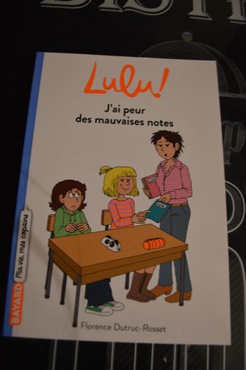 Livre Lilou j'ai peur des mauvaises notes Tome 2  Ma vie, mes copains