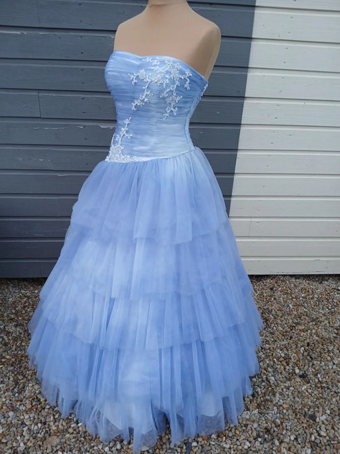 unique, robe de mariée ou de fiançaille ou de bal taille 40/42 - photo numéro 6