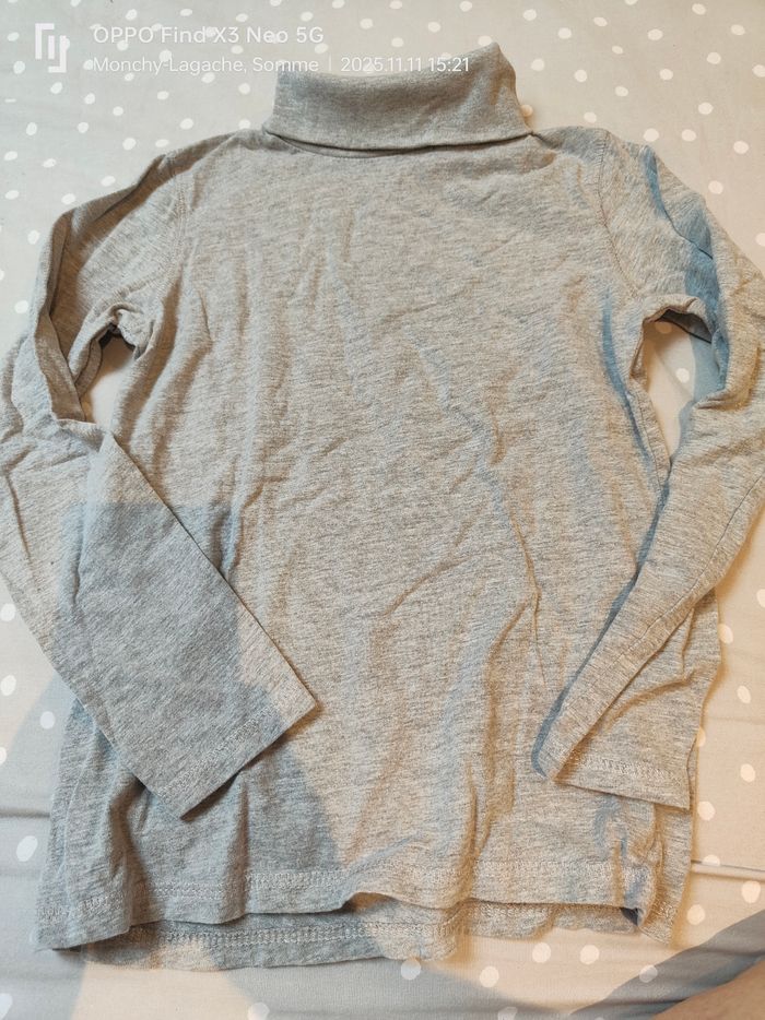 Tee-shirt col roulé 9-10ans Tex boy Réduction jusqu'à -70%