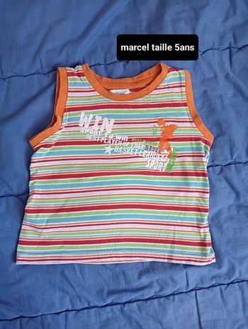 Débardeur taille 5ans garçon 