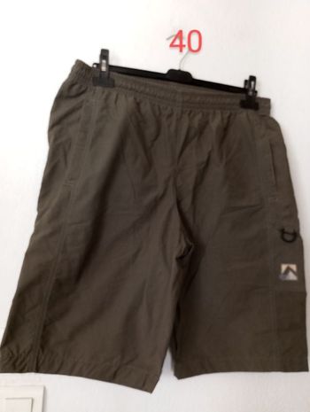 Short fluide kaki homme 40
