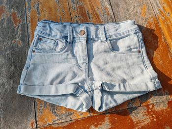 Short jeans 8 ans