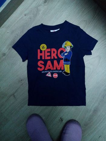 T shirt manche courte Sam le pompier 6a
