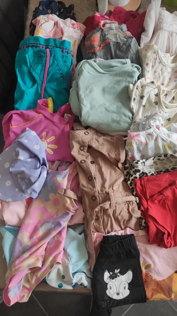 Lot vêtements bébé fille 18 mois été - photo numéro 2