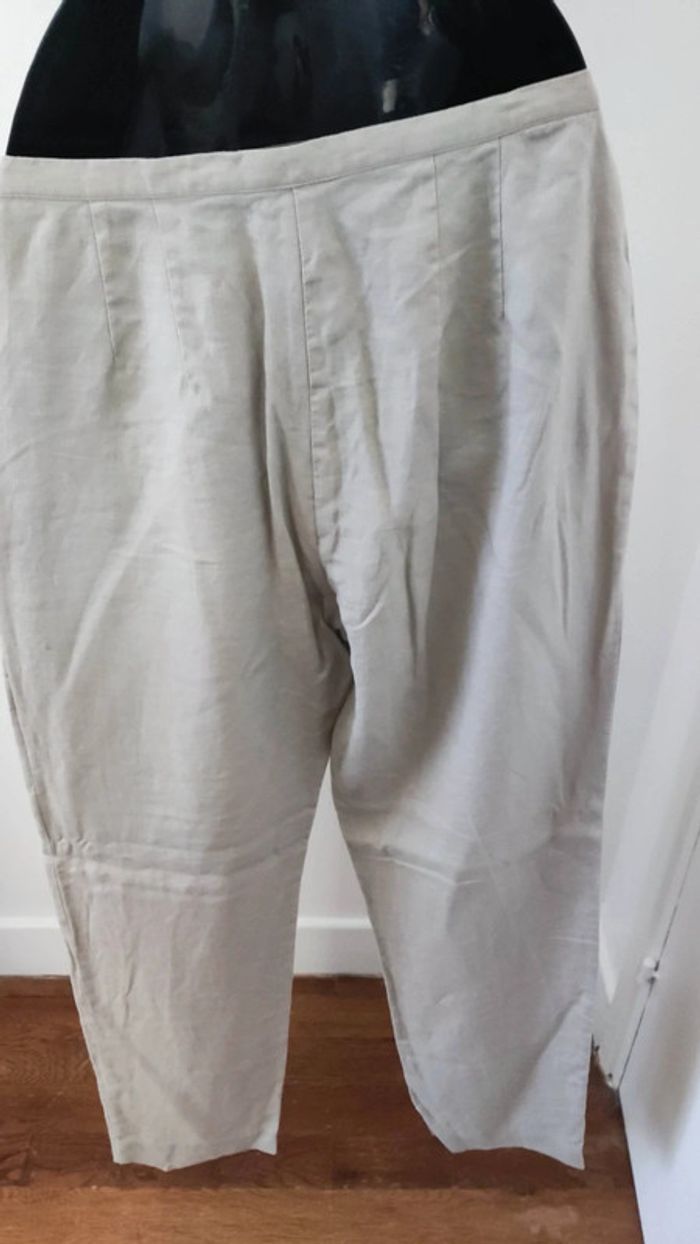 Pantalon lin Armand Ventilo taille 42 - photo numéro 4