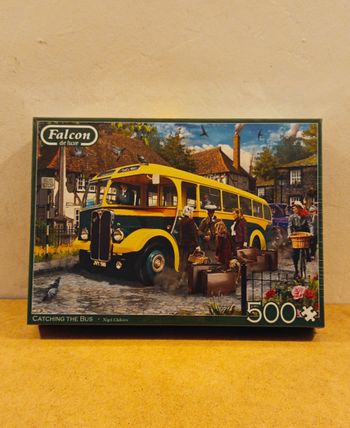 Puzzle neuf 500p Catching the bus Falcon