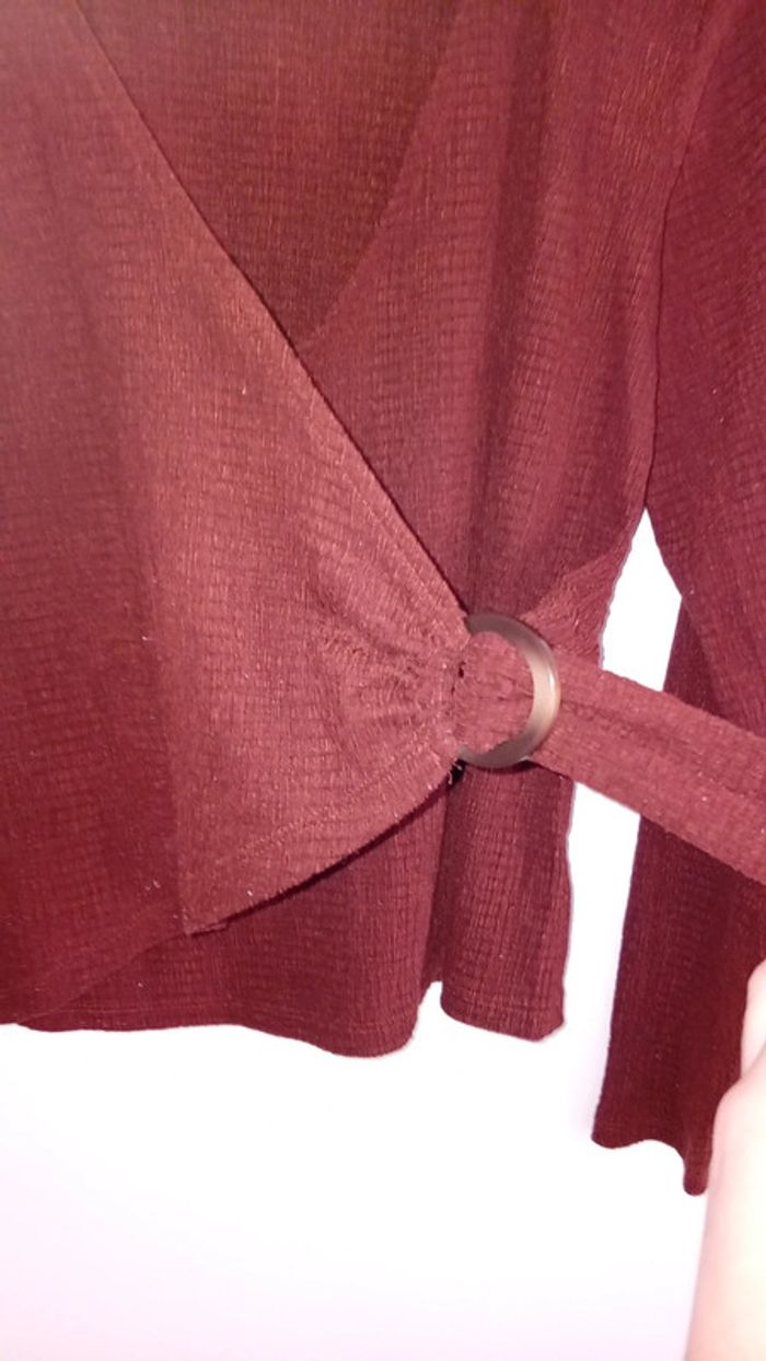 Haut marron - photo numéro 3