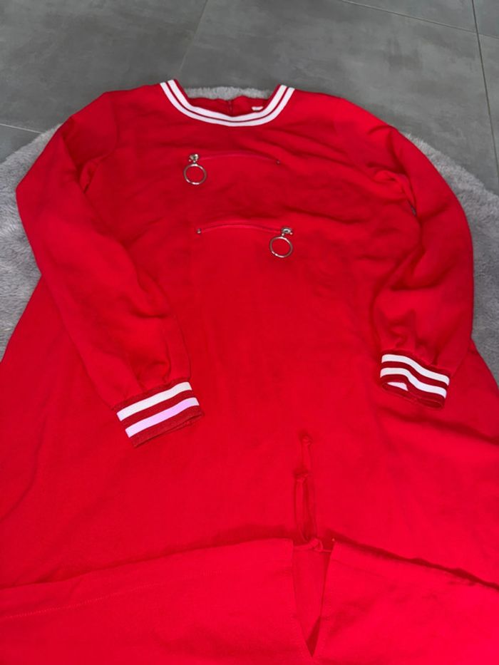 Tunique rouge taille 42 tres bonne etat - photo numéro 3