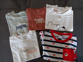 5 tee shirts