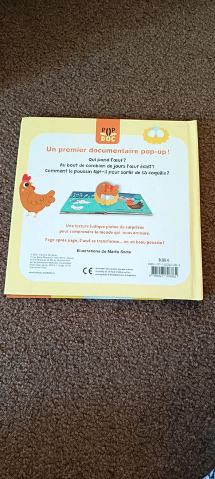 Livre de l'oeuf au poussin poule - photo numéro 4