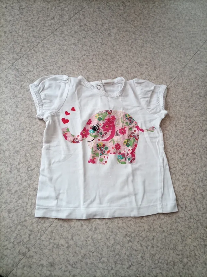 T-shirt éléphant - photo numéro 2