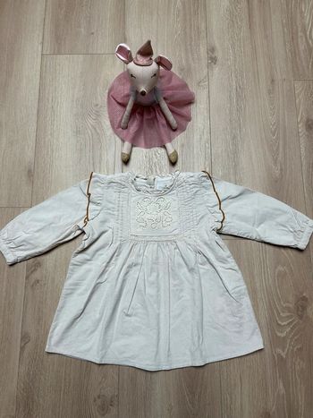 Robe velours Zara 12/18 mois