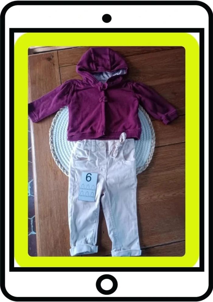 Ensemble 6 mois tape a l oeil