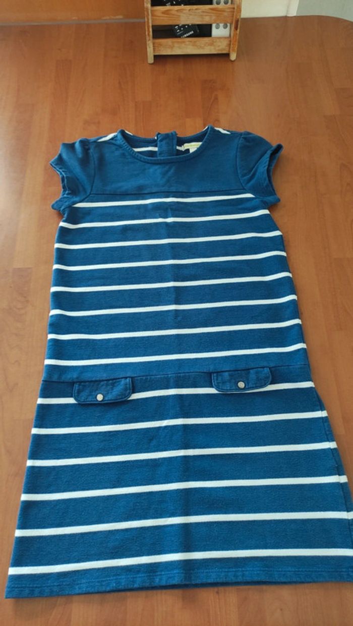 Robe courte à rayures taille 10 ans Verbaudet