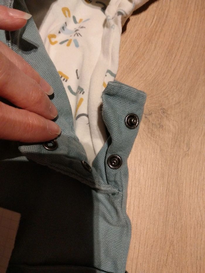 Ensemble salopette tee shirt ML orchestra 6mois - photo numéro 5