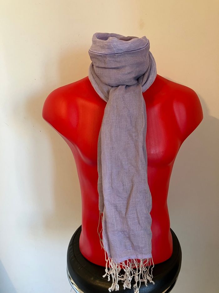 écharpe 100% lin