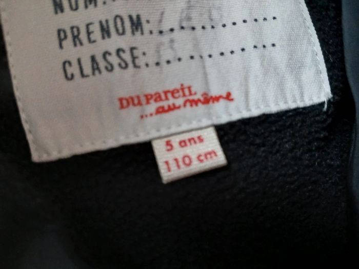 Manteau doudoune garçon du pareil au même taille 5 ans - photo numéro 3