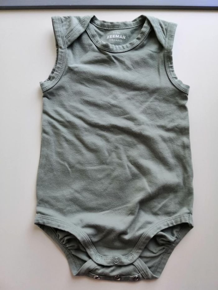 Body sans manches (Vert) 9/12 mois (74/80 cm) Zeeman
