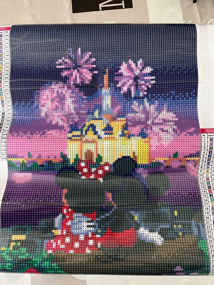 Diamond painting château Disney - photo numéro 3